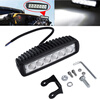 Автомобиль грузовой 18W LED Work Light Bar Реверсивный прожектор Джип Boat 4WD 12V 24V грузовой автомобиль форма бетономешалка с 134 ф