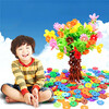 Красочный 108pcs DIY Снежинка головоломки строительные блоки Детские Детские образовательные игрушки детские игрушки