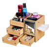 (TRNFA) TN-M631 DIY Корейский Creative Desktop Деревянный ящик для хранения унитаза с зеркальной полкой с ящиком для похудения Украшения для ухода за кожей Разное Отделка