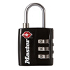 М сайт MasterLockTSA таможенного замок багаж шкафчики регулируемого черный висячий 4680MCND