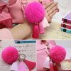 MyMei Touch Soft Rabbit Fur Ball PomPom Car Cell Phone Pendant Handbag Key Chain Ring soft cell soft cell non stop erotic cabaret 180 gr