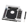 Универсальный 12.7mm SATA SSD второй HDD Жесткий диск Caddy для DVD-ROM CD Optical Bay universal 2 5 2nd 9 5mm ssd hd sata hard disk drive hdd caddy adapter bay for cd dvd rom optical bay hot new