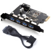 ORICO PME-4U 4 порта PCI Express для USB3.0 хост-контроллер карты для Mac / Windows