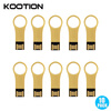 10Packs Metal Key USB Flash Drive Pendrives 16GB 8GB 4GB 2GB 1GB Gold 4gb usb flash drive leather key ring