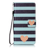 Blue Stripes Дизайн PU кожа флип Обложка Кошелек для карты памяти чехол для Huawei P8 Lite blue stripes дизайн pu кожа флип обложка кошелек для карты памяти чехол для huawei p9 lite g9