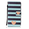 Blue Stripes Дизайн PU кожа флип Обложка Кошелек для карты памяти чехол для Huawei Honor 5C blue stripes дизайн pu кожа флип обложка кошелек для карты памяти чехол для huawei p9 lite g9
