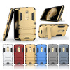 Золотой Slim Robot Armor Kickstand Ударопрочный жесткий корпус из прочной резины для ZTE AXON 7