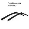 Wiper Blades for Volkswagen Passat B7 24&19 Fit Push Button Arms 2010 2011 2012 2013 2014 2015 wiper blades for volkswagen passat b7 24