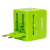 Blue Orange LYCEEM Global Travel Adapter Charger Dual USB адаптер питания штекер за границей Европейский стандарт Американский стандарт GB Британский стандарт черный стандарт