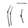 Wiper Blades for Volkswagen Scirocco 24&19 Fit Push Button Arms 2008 2009 2010 2011 2012 2013 2014 2015 wiper blades for volkswagen t5 transporter 24