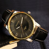 Роскошные золотые мужские часы 2017 Лучшие знаменитые бренды Casual Quartz Watch YAZOLE Высокое качество Мужские золотые наручные часы