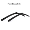Wiper Blades for Volkswagen Passat B6 24&19 Fit Push Button Arms 2005 2006 2007 2008 2009 2010 super bright waterproof car light drl led daytime running lights with fog lamp hole for vw volkswagen passat b6 2007 2008 2009