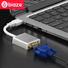 BIAZE USB3.0 to VGA конвертер компьютерное подключение к ноутбуку телевизор проектор дисплей VGA адаптер внешняя поддержка графики USB2.0 ZH1-алюминий телевизор