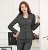 Formal OL Styles Long Sleeve Slim Fashion Professional Work Wear Blazers & Jackets Autumn Winter Ladies Tops Outwear Blazer ws7511 men s autumn winter wear british style slim coat khaki l