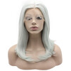 Iwona Synthetic Hair Lace Front Should Straight Light Blue Wig iwona synthetic hair lace front should straight light blue wig