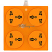 Iwon IO fun-mini LMPS140-2 4-position master socket 3 meters orange