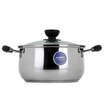 Jingdong Supermarket Supor 22cm fashion 304 stainless steel soup pot small pot instant noodles pot ST22H1