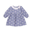 Spring Lovely Toddler Kids Baby Girls Dress Floral Printed Long Sleeve Ruffle Princess Party Tulle Cute Lovely Dresses 1-5Y
