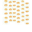 Happy Halloween Hanging Paper Banner Garland 36 Paper Pieces 6pcs 15m Strings Halloween Decor Props--Pumpkin