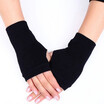 New Style Fashion Solid 1 Pair Women Cashmere Fingerless Warm Winter Gloves Hand Wrist Warmer Mittens