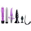 18 PCS Multi-type Insert Tool SM Ball Sex Handcuffs Sex Whip Milk Clip Blindfolds Breast Pump Condom Lubricating Oil Set Private U
