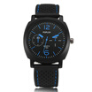 Quartz Watch Men Silicone Strap Wrist Watch Casual Sport Male Clock