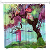 Fairy Tale Door Polyester Shower Curtain Bathroom Curtain High Definition 3D Printing Water-Proof
