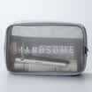 Fang grass travel storage bag wash bag men&women travel portable waterproof multi-function cosmetic bag gray