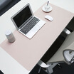 BUBM mouse pad oversized office desk pad laptop pad keyboard pad office desk table mat home mat waterproof support large goods custom large pink metal silver
