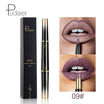 Pudaier 2 in 1 16 Color New Double Ended Sexy Lasting Matte Lipstick Waterproof Lipliner Lipstick Pencil