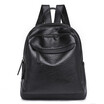 NovelTeez Backpack female 2018 new Korean version of the trend pu soft leather fashion wild simple college wind leisure travel bac