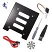 Suoli Soporte de unidad de estado sólido 25 a 35 Kit de instalación SSD con bahía de disco duro Cable SATA Cable de alimentación Destornillador tornillo Teclado SL-T03