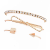 4 Pcs Set women bracelets Bohemian Leaves Knot Round Chain Opening Gold Bracelet Set Women Fashion Apparel Jewelry