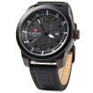 Naviforce 9063m Male Quartz Watch Black Case Watch Resistance Wristwatch