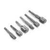 6pcs adaptador de zócalo de impacto hexagonal vástago brocas barra 14 38 12 pulgada