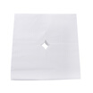 100pcsbag Beauty Salon Face Pad Bed Table Face Hole Cover Spa Massage Disposable Breathing Sheet White