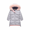 2018 New Children Thick Warm Winter Down Jacket for girl clothes long Hooded Outerwear Coats Kids parka Parent-child clothing