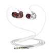 S6 35mm Wired Headphones In-Ear Sport Earbuds Noise Isolating Earphone Bass Stereo Headset In-line Control & Microphone