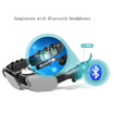 Sport Stereo Wireless Bluetooth Headset colorful Sun lens Earphones Sunglasses Sun lens Earphones for outdoor sports