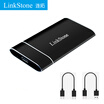 LinkStone mSATA SSD solid state mobile hard disk box USB31 aluminum alloy Type-C laptop mini external box black E510