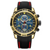 Megir Silicone Sport Men Relogio Masculino Top Brand Luxury Chronograph Watches