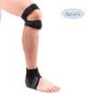 1 par de soportes de rodilla y tobillo fijados correas de neopreno de correas de neopreno de correas ajustables y transpirables correas de soporte para la recuperación de lesiones R
