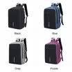 Mochila multifunción Oxford para computadora portátil Mochila antirrobo Mochila de gran capacidad con bloqueo y puerto de carga USB externo