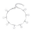 Simple Style Pentagram Star Charm Bracelets For Women Korean Trendy Jewelry Accessories Valentines Day Gift WHE259