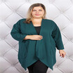 New autumn&winter V-neck long cardigan pocket knit jacket loose sweater bat shirt