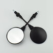 1 pair black motorcycle Rear view Mirror motorbike 10mm universal folding motorcycle side rearview mirror adjustable