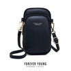 Korean version of the pure womens one-shoulder phone bag stylish simple slant cross bag