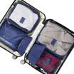 Fang grass waterproof travel travel storage luggage sorting bag clothing storage finishing package wash bag 6 piece set dark blue