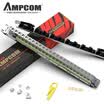 AMPCOM AMPCOM network distribution frame zinc alloy free distribution frame 24 port six network cable Gigabit engineering grade rack-mounted shield distribution frame AMC6B19024