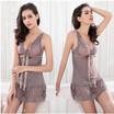 Women Sexy Nightwear Plus Size SXXL Lace Nightgown Sleepwear Dress G-String Sexy Lingerie Robe Sexy